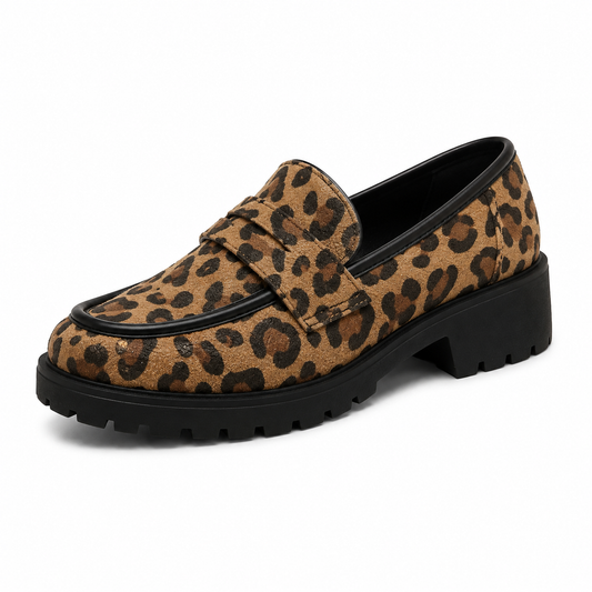 Mocasines con Estampado de Leopardo para Mujer – Atrévete a Lucir un Estilo Único y Elegante