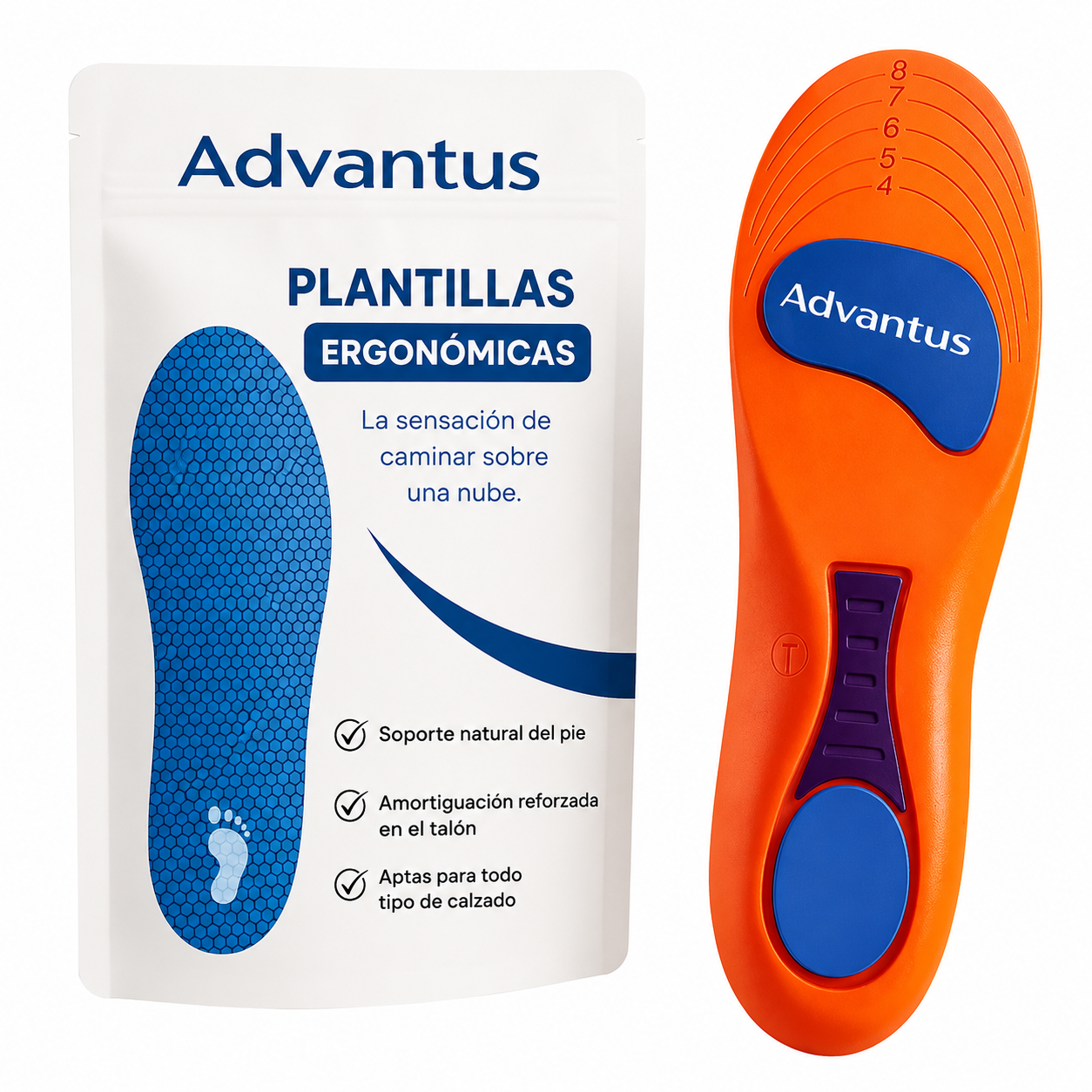 Plantillas Ergonómicas – Máxima Comodidad y Soporte Todo el Día