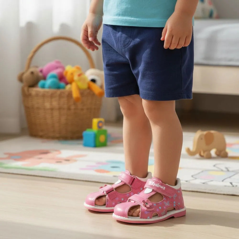 Sandalias para Bebé Niña – Suaves Cómodas y con Sujeción Segura