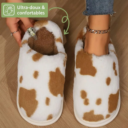 Pantuflas de Piel para Mujer – Calidez Comodidad y Suela Antideslizante