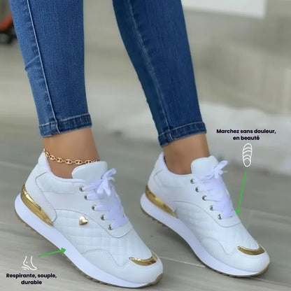 Zapatillas ortopédicas negras para mujer – Plantilla cómoda y de soporte diario