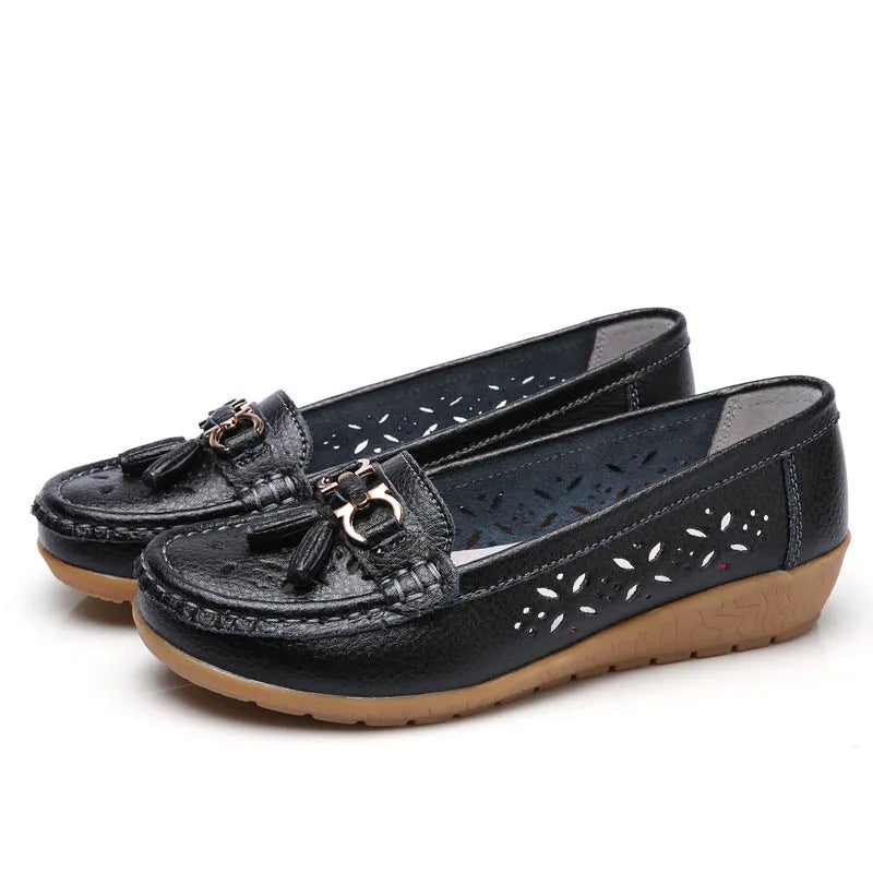 Mocasines de Cuero para Mujer – Comodidad Absoluta y Elegancia Garantizada