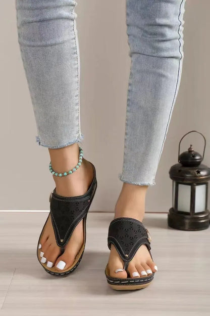 Sandalias de Cuero con Plataforma para Mujer – Elegancia y Comodidad Garantizadas