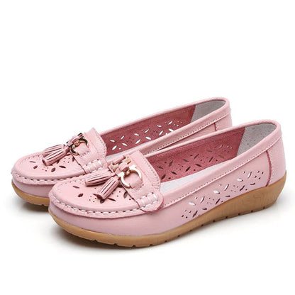 Mocasines de Cuero para Mujer – Comodidad Absoluta y Elegancia Garantizada