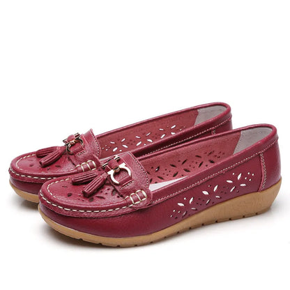 Mocasines de Cuero para Mujer – Comodidad Absoluta y Elegancia