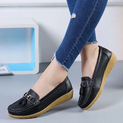 Mocasines de Cuero para Mujer – Comodidad Absoluta y Elegancia